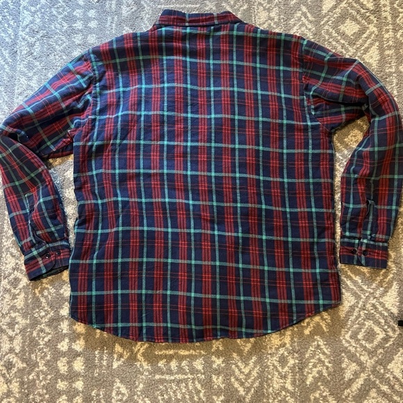 Himalayas brand Blue and Red Plaid flannel Men's Shirt/jacket size 2X (SKU 131) - Picture 8 of 8